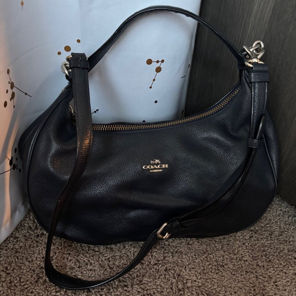 Coach Crossbody Bag – Navy Blue – Used
